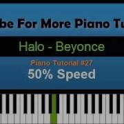 Halo Beyonce Piano Tutorial 27
