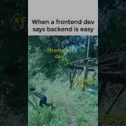 When Frontend Developer Say Backend Is Easy Developermemes Codingmemes Funny Programmingmemes
