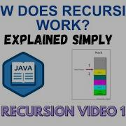 Understand How Recursion Works Using Java Stack Recursion Video 1