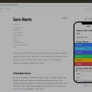 15 Ionic 5 Using Ion Item To Group Text Images