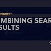 Combining Search Results In CAS SciFinder