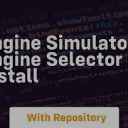 Engine Simulator Engine Selector Install