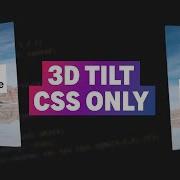 CSS Mouse Tracking 3D Tilting Card