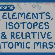 GCSE Chemistry Elements Isotopes Relative Atomic Mass 2026 27 Exams