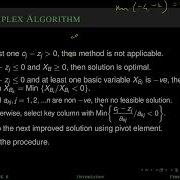 Dual Simplex Method Lecture 4 5