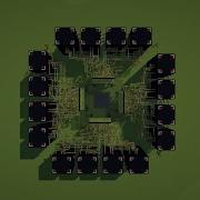 Minecraft Redstone Instant 64 Bit Ripple Carry Adder Calculator