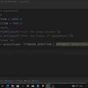 How To Make A Income Tax Calculator Program Using Python
