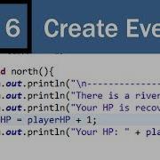 Super Beginner S Text Adventure Game Development In Java PART 6 Create Events