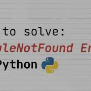 How To Solve ModuleNotFoundError In Python Pip Command Not Found