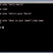 Основы работы с командной оболочкой команды Echo и Read Учебник по Linux 1