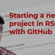 Tutorial For Creating A New RStudio Project With GitHub To Visualize Climate Change CC213