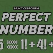 Perfect Number School Practice Problem GeeksforGeeks School