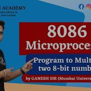 8086 8 Bit Multiplication Program