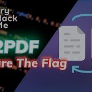 TryHackMe MD2PDF CTF