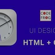 UI Design Tutorial Analog Clock HTML CSS Speed Coding With Source Code