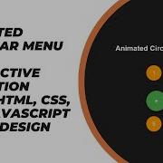 Animated Circular Menu With HTML CSS And JavaScript Step By Step Guide