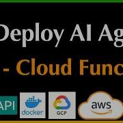 Развертывание агентов ИИ GCP Cloud Functions