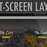 Responsive Split Screen Layout HTML CSS3 XO PIXEL