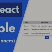Make An Editable Table In React Add Edit Delete Rows Beginner Friendly Tutorial