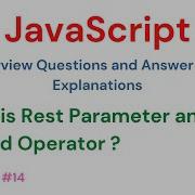 JavaScript Interview Questions 14 What Is Spread Operator And Rest Parameter Js Typescript