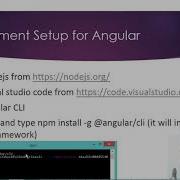 Angular 6 Tutorial For Beginners Prerequisite Environment Setup Project Setup