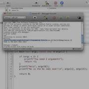 Программирование на C для Mac урок 41 Аргументы командной строки