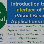 Introduction To User Interface Of VBA Visual Basic For Applications Editor Learn In 5 Minutes