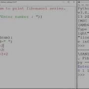 Python Program To Print Fibonacci Series In Hindi