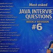 Most Asked Java Interview Questions Weekly Revision 6 Java Javainterviewquestions Coding