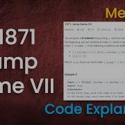 Jump Game VII Live Coding With Explanation Leetcode 1871
