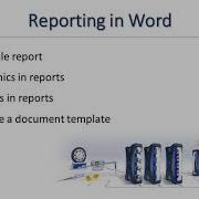 Reporting In Word With Catman