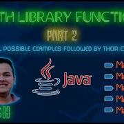 Math Library Functions In JAVA PART II ICSE
