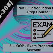 6 MTA 98 388 OOP Exam Preparation 1 Answers