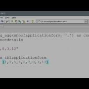PostgreSQL Aggregate Column Values With Comma Seperated Delimiter