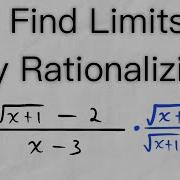 Evaluating Limits By Rationalizing Calculus 1