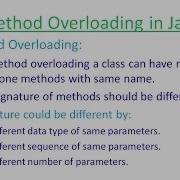 Java Beginners Tutorials 26 Method Overloading 1 2