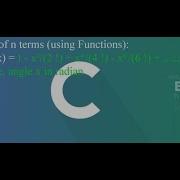 Cosine Series Cos X