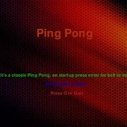 Python Ping Pong Game Using Pygame