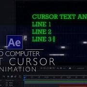 Blinking Text Cursor Animation After Effects Tutorial