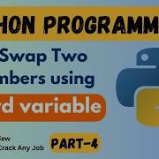 Python Programming Effortlessly Swap Two Numbers Using A Third Variable