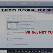 Visual Basic DotNet Vb Net Theory Tutorial For Beginner S