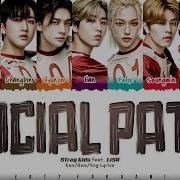 Stray Kids Social Path Feat LiSA Lyrics Color Coded Kan Rom Eng