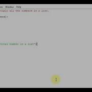 Python Function To Multiply All The Numbers In A List