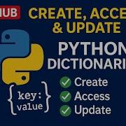 Python Dictionary Tutorial Video 1 Create Access Update And More