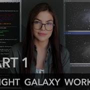 Рабочий процесс данных PixInsight Galaxy для астрофотографии Галактика Треугольника Часть 1