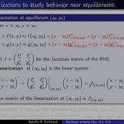 Nonlinear Systems 2 Pp 5 6 Linearizations Example