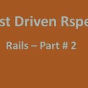 TDD Rspec Beginner Rails 2