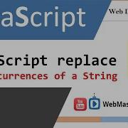 JavaScript Replace All Occurrences Of A String