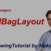 27 Java Swing Tutorial Layout Managers GridBagLayout