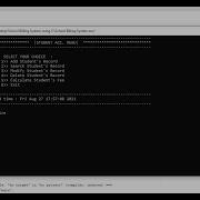 School Billing System Using C